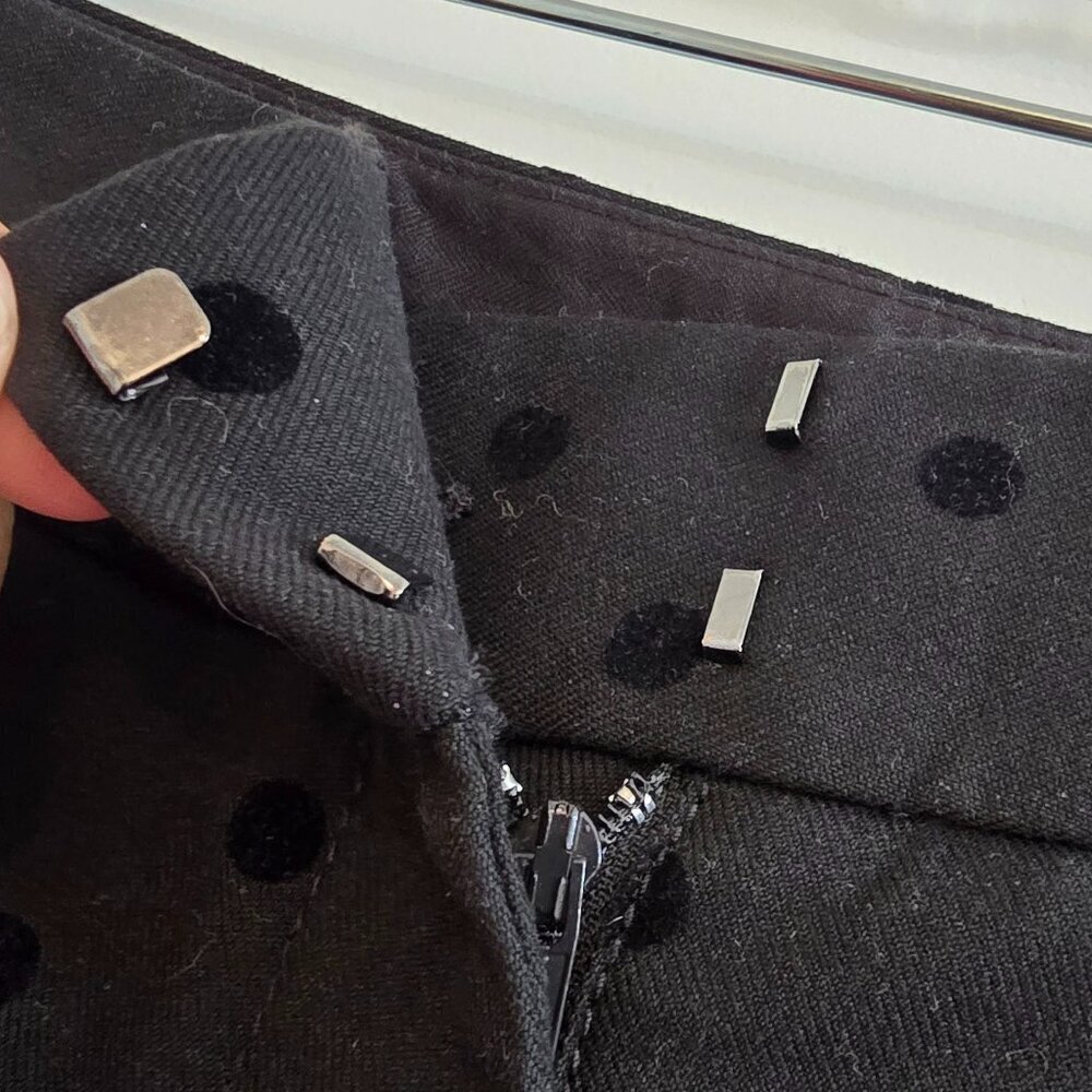 Talbots Hampshire Ankle Pants - Black Polka Dot - Picture 8 of 8